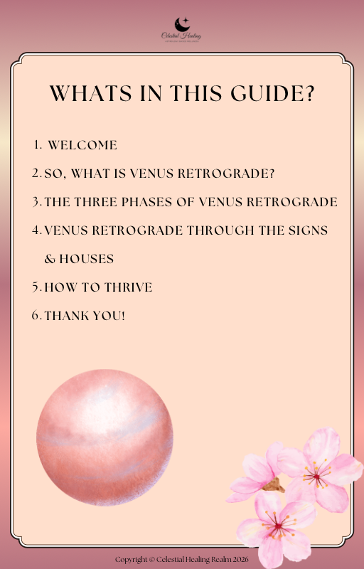 The Celestial Guide to Thriving During Venus Retrograde - PDF eGuide